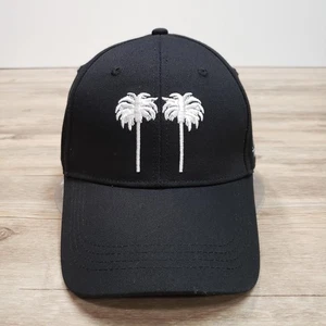 The Setai Miami Beach Hat Cap Strap Back Black Palm Tree Embroidered Mens Resort - Picture 1 of 8