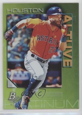 2020 年 Bowman 白金沃尔玛 Chartreuse Jose Altuve #46 04br — 第 1/3 张图片