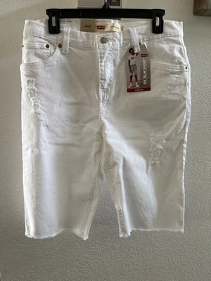 "Levi's 511 Slim Stretch niños jóvenes 20 Slim 28W 12"" entrepierna blanca ($42)" Foto 1 de 4