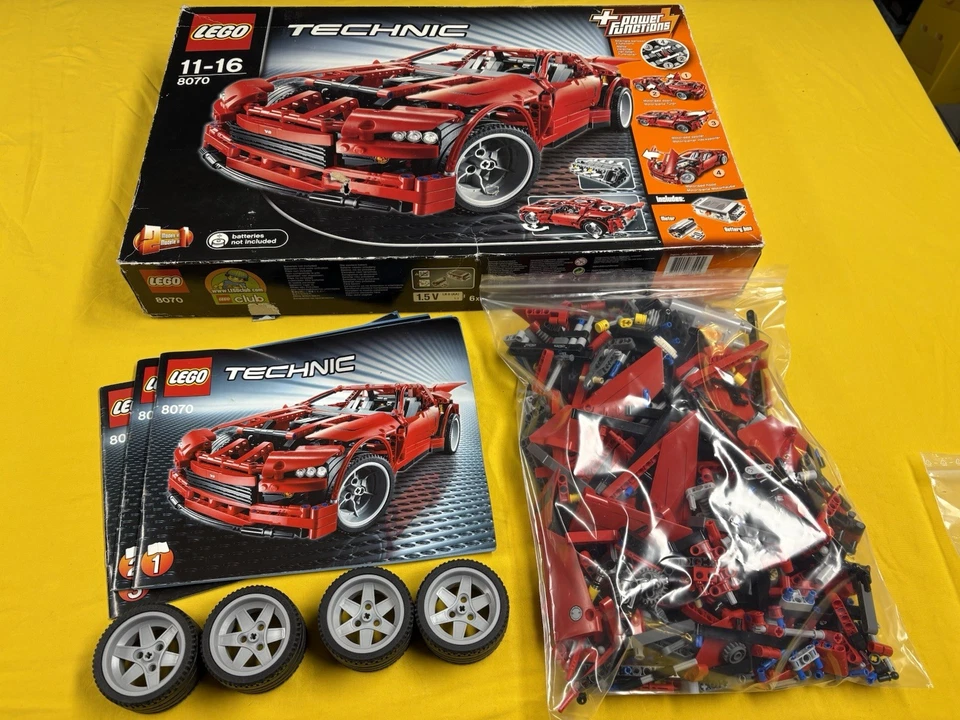 LEGO® Technik 8070 Super Car + Bauplan + Box - Bild 1 von 1