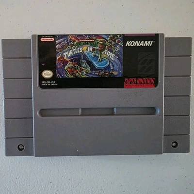 SNES Teenage Mutant Ninja Turtles IV: Turtles in Time (Nintendo 1992) Probado Foto 1 de 4