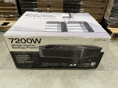 EcoFlow 7200W Delta Pro Ultra Smart Inverter Home Backup Open Box - Image 1 of 4