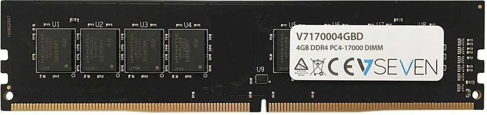 V7 4GB DDR4 2133MHz CL15 RAM DIMM - Image 1 of 1