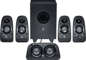 Logitech Z506 5.1 Lautsprecher-System mit Subwoofer - Schwarz "GUT" - Bild 1 von 2