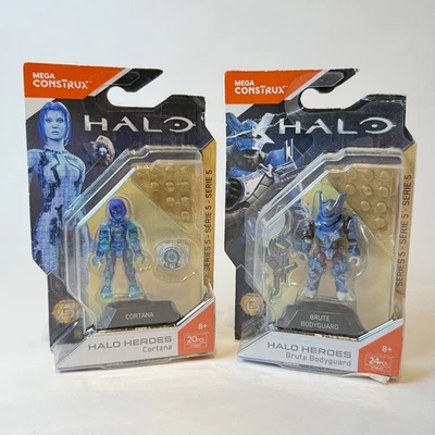 Halo Heroes Series 5 Cortana AND Brute Bodyguard Mega Construx SEALED - Image 1 of 4