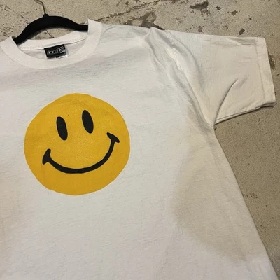 Volcom Smiley Face Vintage T Shirt Skater LG Billabong Oakley Vtg 90s Streetwear - Image 1 of 4