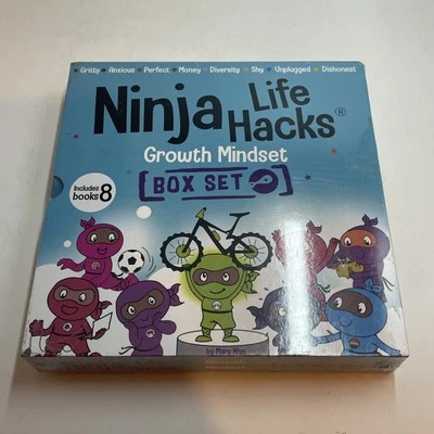 Ninja Life Hacks Growth Mindset 8 Books Box Set #9-16 Perfect, Money, ... - Image 1 of 4