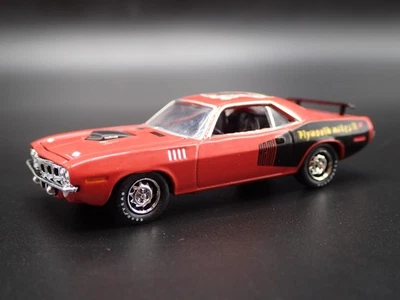 1971 71 PLYMOUTH Hemi Cuda Rojo 1:64 Escala Coleccionable Maqueta Coche Modelo - Imagen 1 de 4
