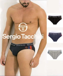 Gruppo 3 slip uomo in cotone elasticizzato Sergio Tacchini 7006S - Foto 1 di 1