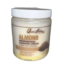 (1 tarro) Crema de masaje profesional de almendras Queen Helene 15 oz - Imagen 1 de 1