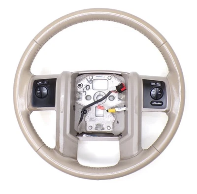 Volante Ford 08-16 F250 Superduty F-350 bronceado piedra mediana cuero F-250 Foto 1 de 4