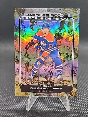 22/23 OPC Platinum Edmonton Oilers Dylan Holloway Liquid Metal RC #207 Ltd #/349 - Image 1 of 2
