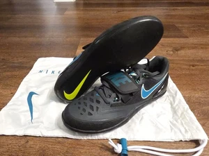 Size 7.5 Nike Zoom Rotational 6 Anthracite Track Field Throwing Shoes FZ9606 001 - Picture 1 of 11