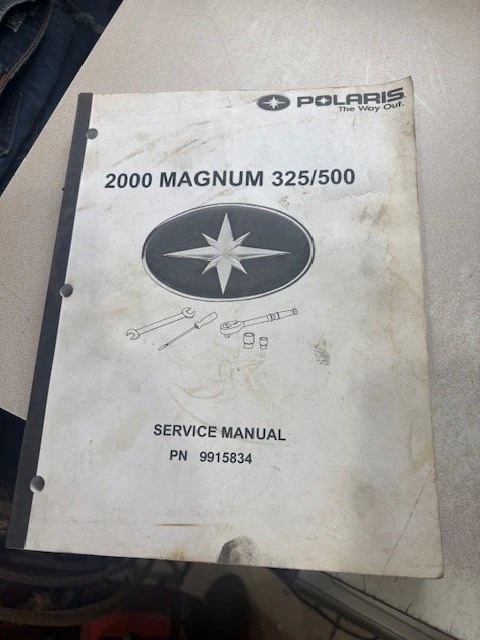 2000 Polaris Magnum 325/500 ATV loja manual de serviço de reparo fabricante de equipamento original 9915834 - Imagem 1 de 1