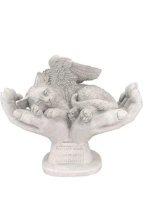Design Toscano In God's Hands Cat Pet Grave Memorial  Garden Statue 39.5 Cm - Picture 1 of 6