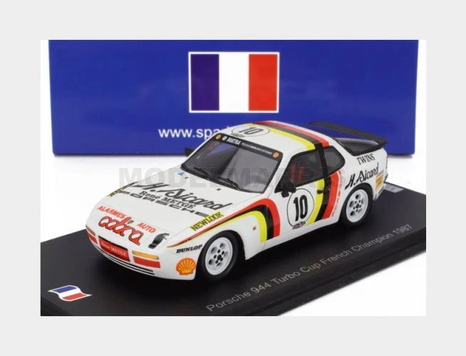 Porsche 944 Turbo Cup French Champion 1987 Rene Metge 1 43 SPARK SF311