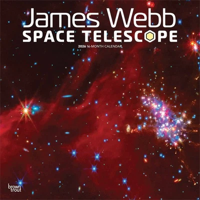 BROWNTROUT PUBLISHERS James Webb Space Telescope Calendar 2026 - Hobbies & Interests - Month To View