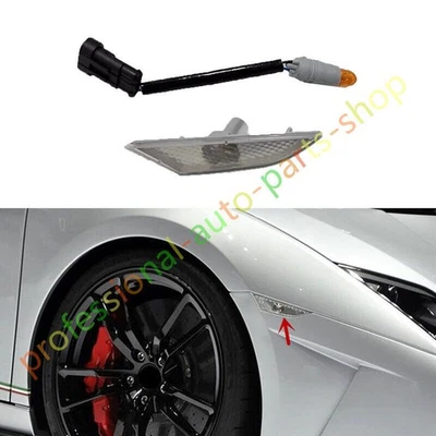 Luz intermitente transparente delantera derecha para Lamborghini Gallardo 2004-2014 Foto 1 de 4