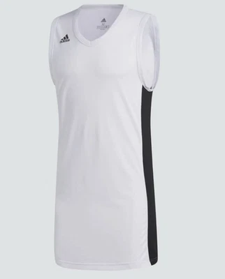 Camiseta Adidas Next Prime masculina regata 2XL basquete treinamento branca preta nova com etiquetas - Imagem 1 de 2