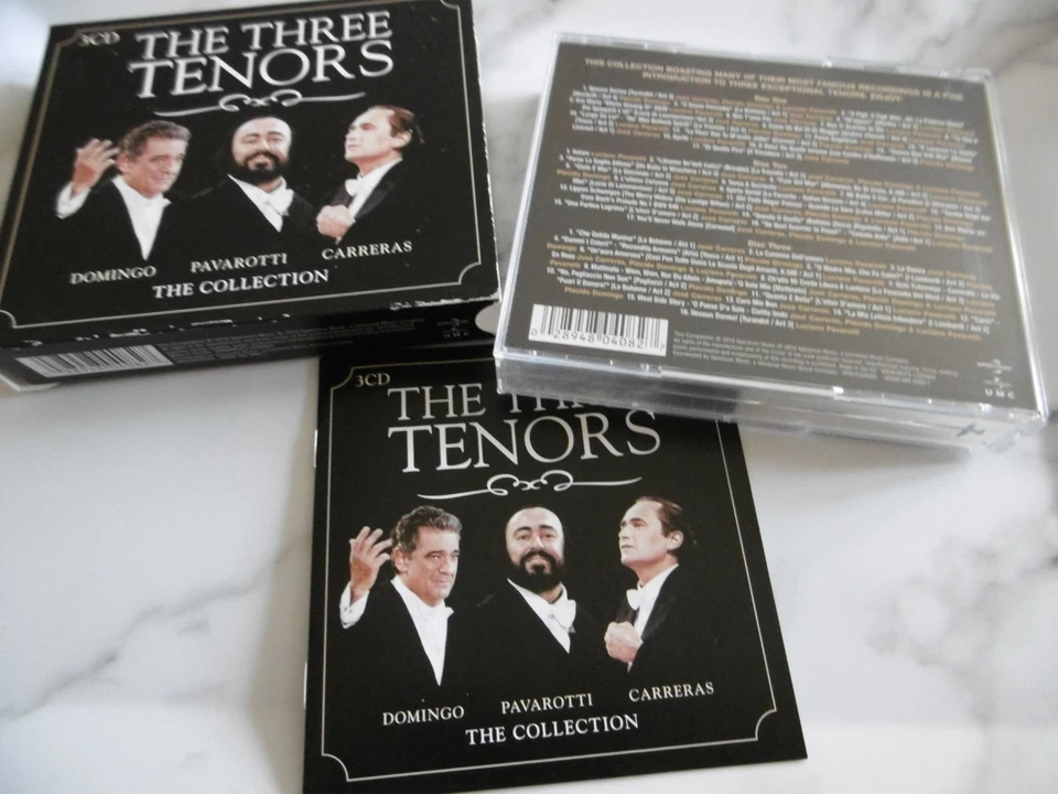 THREE TENORS COLLECTION 3 CD DOMINGO PAVAROTTI CARRERAS NESSUN DORMA AVE MARIA - Image 1 of 1