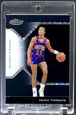 ( /9 ) Isiah Thomas 2004-05 Topps Finest Black X-Fractor #141 Pistons SSP HOF - Image 1 of 2