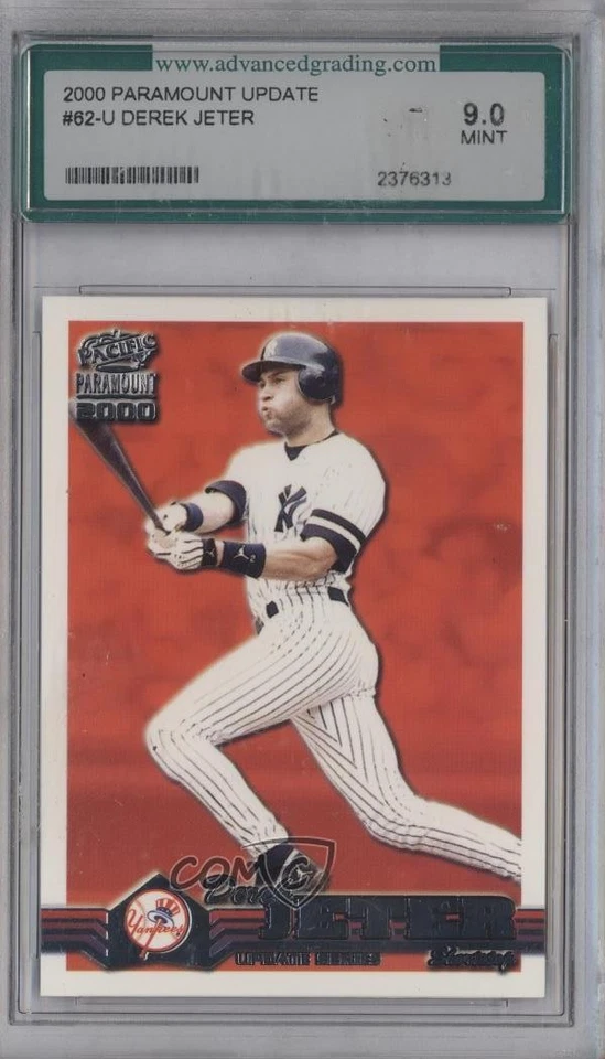 2000 Pacific Paramount Update Derek Jeter #62-U HOF - Image 1 of 2