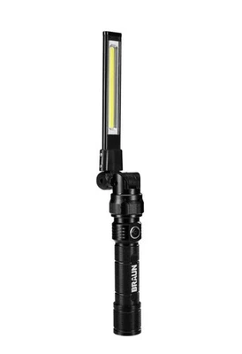Braun Slim Bar Folding Rechargeable LED Work Light 500 Lumens Magnetic Base - Image 1 of 4