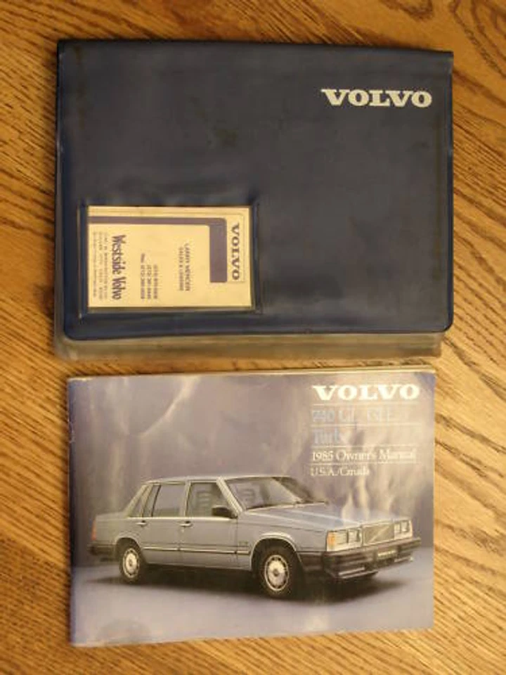 VOLVO 740 GL GLE TURBO MANUAL DEL PROPIETARIO 1985 EE. UU. y Canadá 744 745 85 Foto 1 de 1