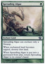 1x Spreading Algae NM, English MTG 8th Edition