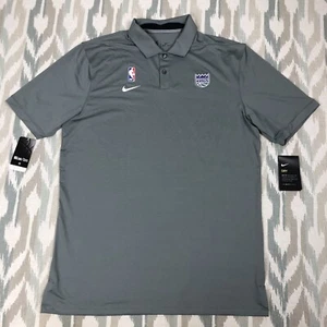 Nike NBA Sacramento Kings Hombres Manga Corta Camisa Polo Gris Talla M-Alto AV1791-002 - Imagen 1 de 12