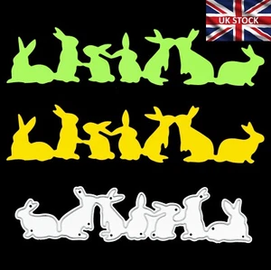 Osterhasen Kaninchen Metallschneidstanz **UK VERKÄUFER, SCHNELLER VERSAND ** D5 - Bild 1 von 7