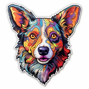 Autoaufkleber Sticker Mischling Hunde Aufkleber - Picture 1 of 1