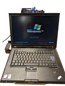 Thinkpad T61p Intel Core2Duo T9300 Quadro FX570M FHD 4 GB docking RAM 2503 - Foto 1 di 15