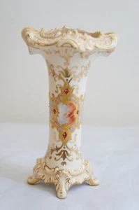 19th Century English Coalport Miniature Porcelain Vase - Picture 1 of 6