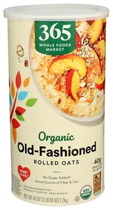 Avena enrollada antigua de Whole Foods Market fibra orgánica y hierro 42 oz - Imagen 1 de 2