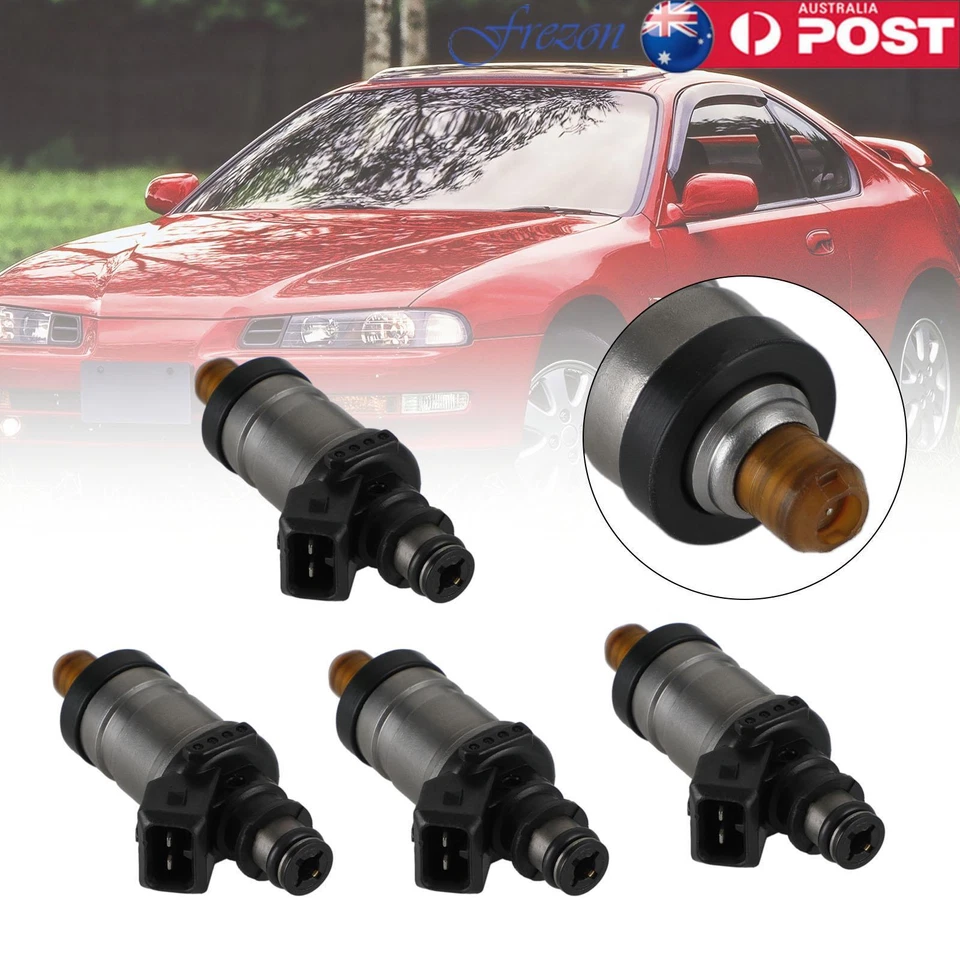4PCS Fuel Injectors 06164-P0F-000 Fit Honda Prelude 2.2L VTEC 1993-1996  AUS - image 1 of 4