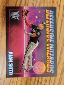 2021 Topps Big League Defensive Wizards Card  of Juan Soto -Nationals🔥🔥 - Picture 1 of 2