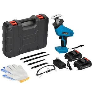 3500RPM Reciprocating Saw Cordless Hand Saw Kit with 2 Batteries and 4 Blades - Picture 1 of 13