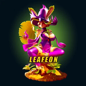 Sexy Leafeon Miniature Garage Kit - Picture 1 of 4
