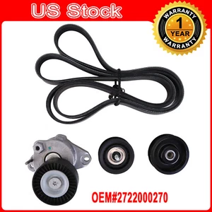 GATES BELT TENSIONER PULLEY KIT FOR MERCEDES-BENZ C230 C280 C300 C350 CL550 E350 - Picture 1 of 13