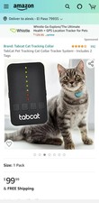 New! tabcat Safe & Found Pet Tracking Cat Collar Tracking System And Trainer