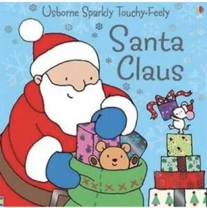 Usborne Sparkly Touchy Feely Santa Claus Christmas Hardcover Board BRAND NEW - Bild 1 von 3