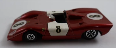 Coche de carreras vintage Dinky Toy Ferrari 312 P rojo hecho en Inglaterra diecast Foto 1 de 4