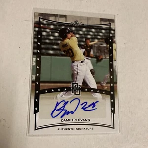 2014 LEAF PERFECT GAME DEMETRI EVANS Rookie RC AUTO - Picture 1 of 4