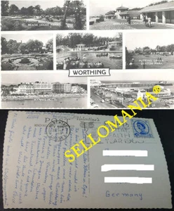 POSTCARD WORTHING WEST SUSSEX 1960 ENGLAND INGLATERRA  CC04364 UK - Picture 1 of 1