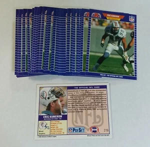 1989 Pro Set RC #219 ERIC KUMEROW ROOKIE Lot of (10) - Picture 1 of 1