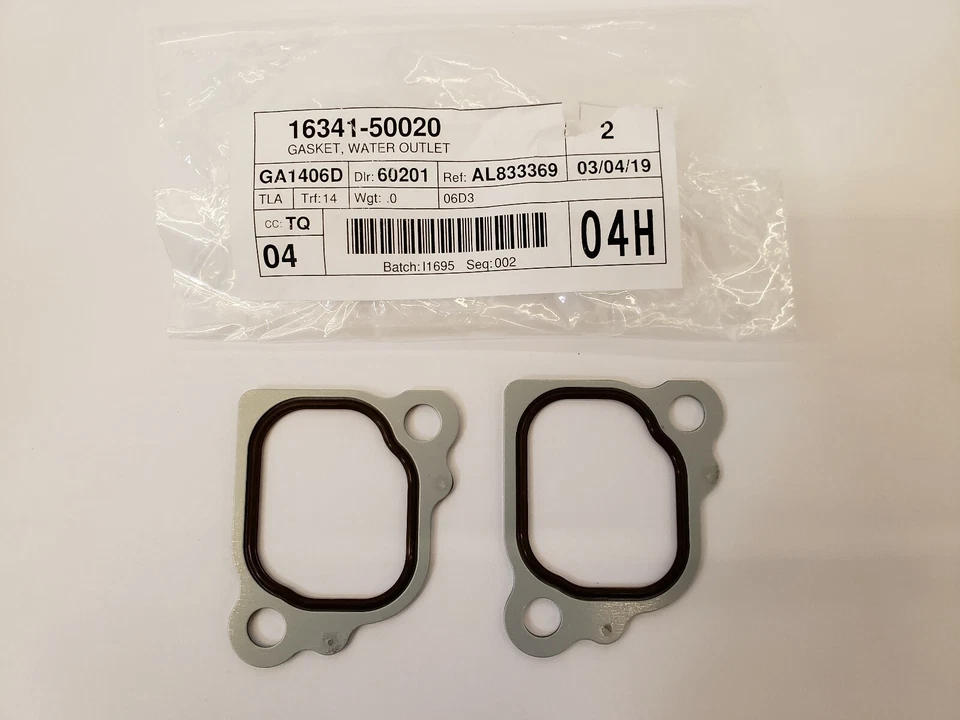 CONJUNTO DE JUNTAS DE BY-PASS DE ÁGUA DE FÁBRICA LEXUS OEM 1998-2000 GS400 - Imagem 1 de 1