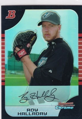 Roy Halladay - REFRACTOR - 2005 Bowman Chrome Foto 1 de 2