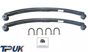 FORD TRANSIT LEAF SPRINGS DOUBLE (2) 2.2 2.4 PAIR MK7 FWD RWD 75MM BUSH U BOLTS - Picture 1 of 2