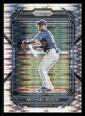 2023 Panini Prizm Prizms Pulsar #155 Michael Busch - Image 1 of 2